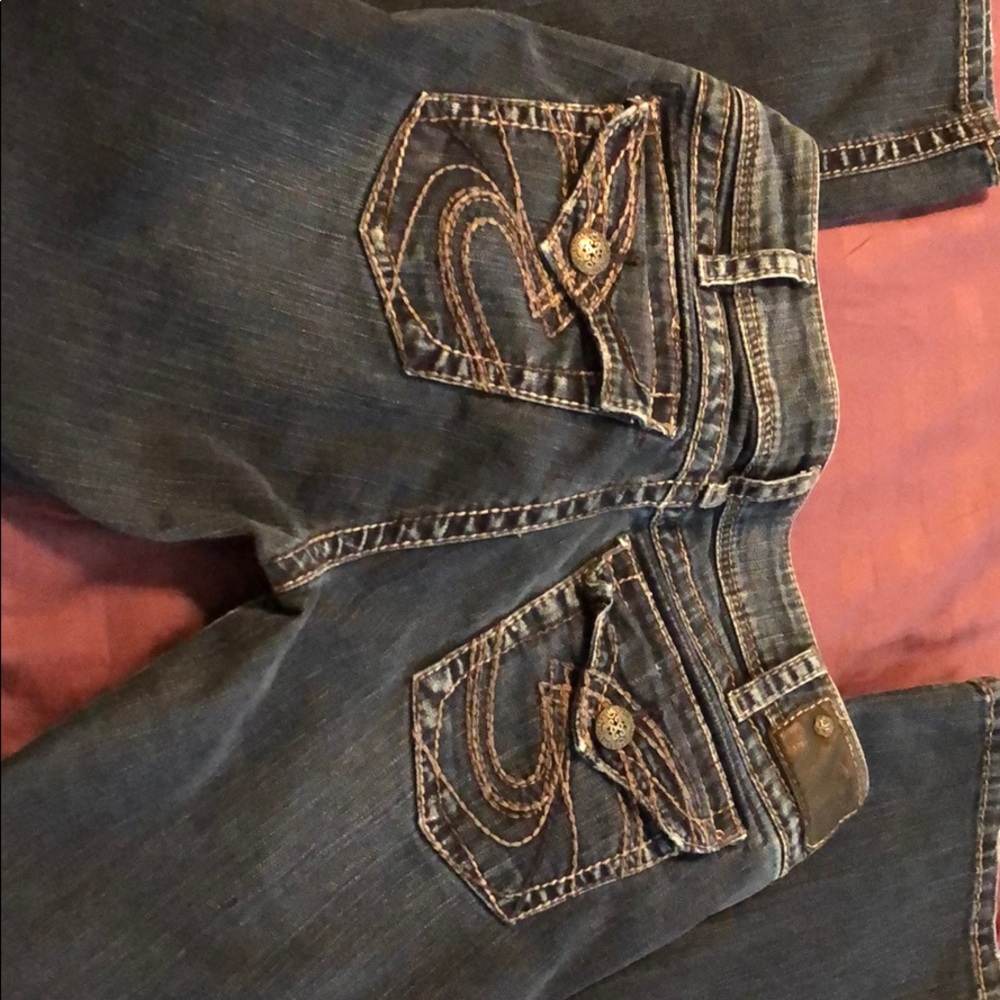 Silver jeans